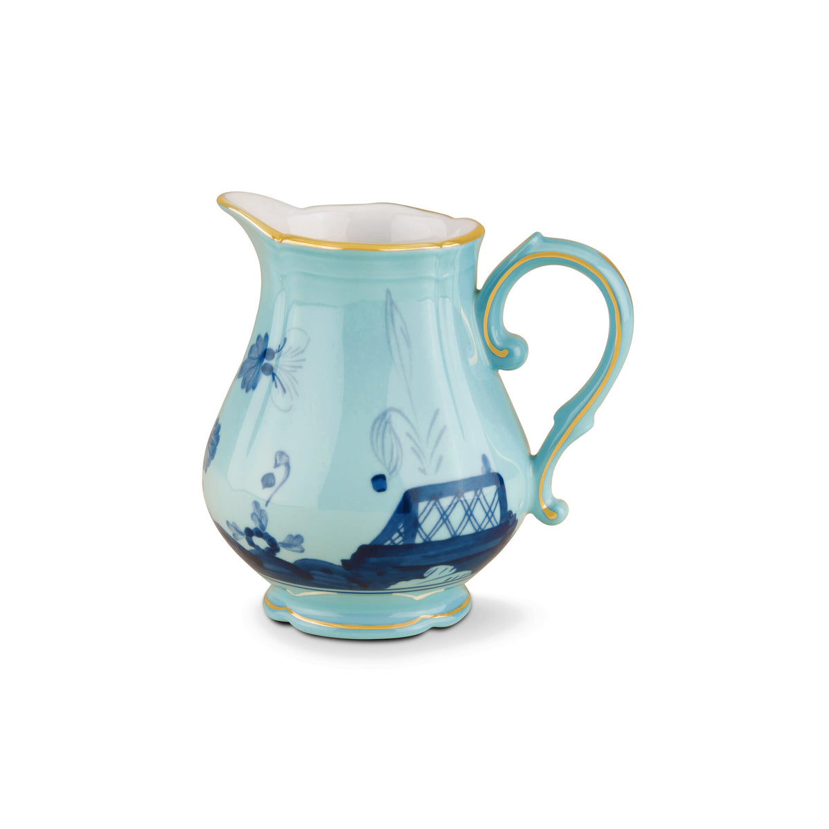 Ginori 1735 Oriente Italiano Milk Pitcher, Iris