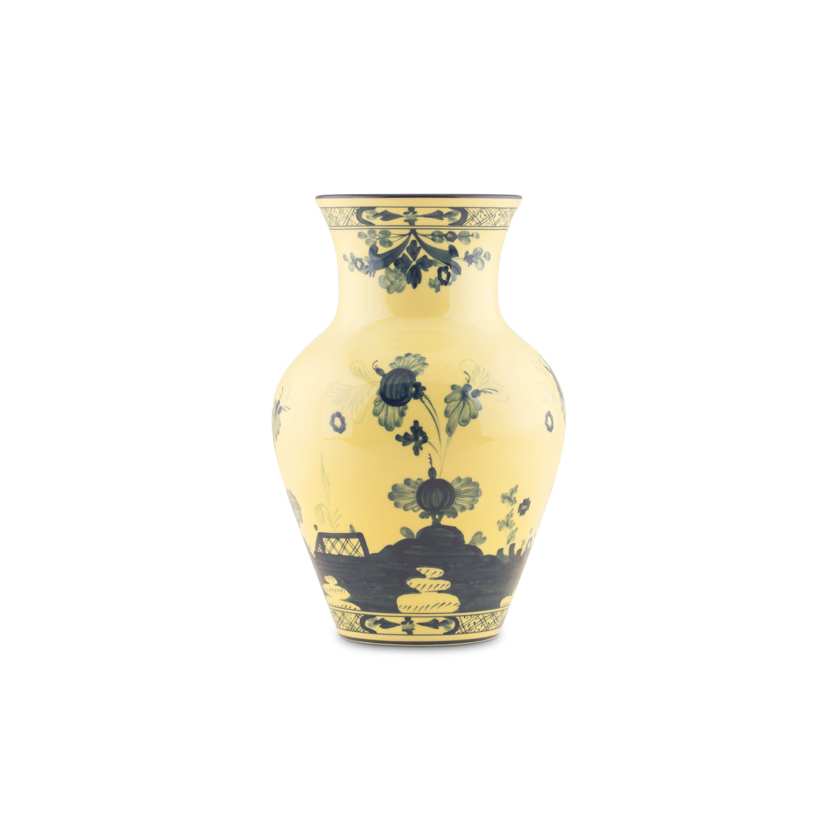 Ginori 1735 Oriente Italiano Ming Vase, Citrino