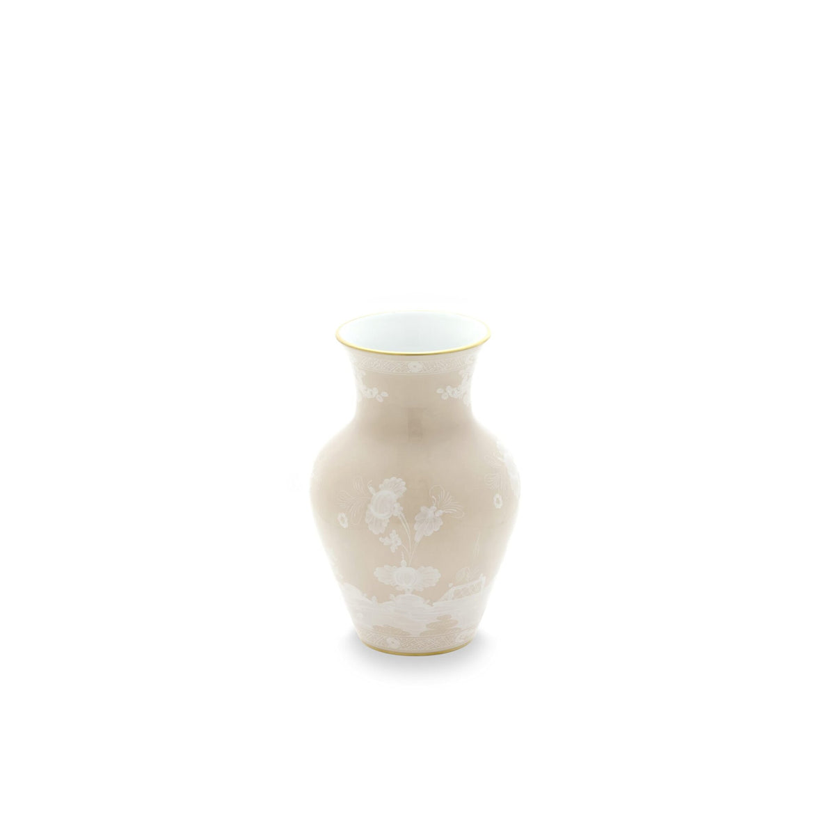 Ginori 1735 Oriente Italiano Ming Vase, Meringa, view 3