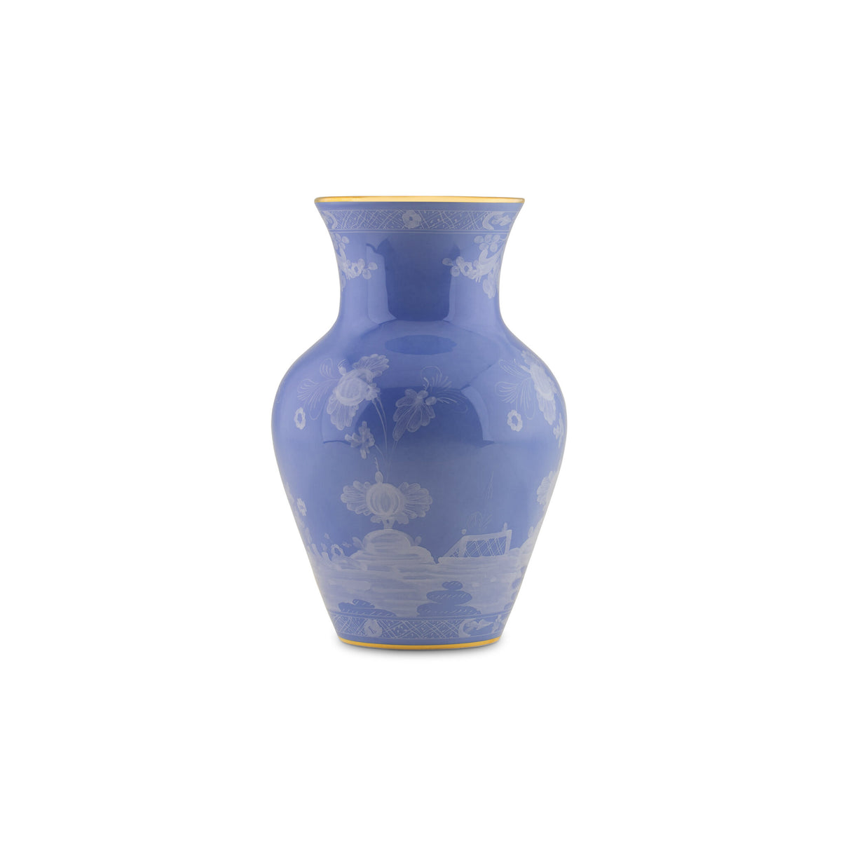 Ginori 1735 Oriente Italiano Ming Vase, Pervinca, view 2