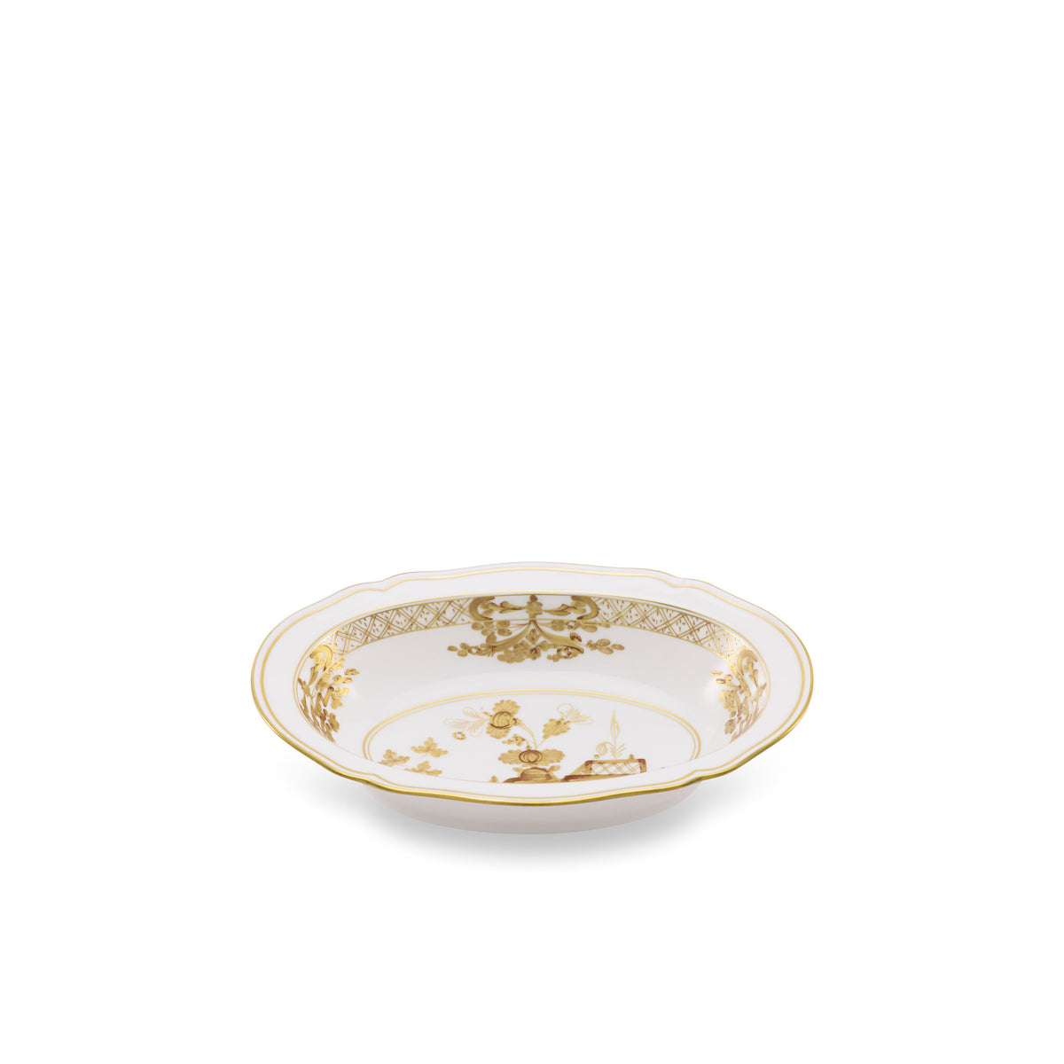 Ginori 1735 Oriente Italiano Oval Bowl, Aurum