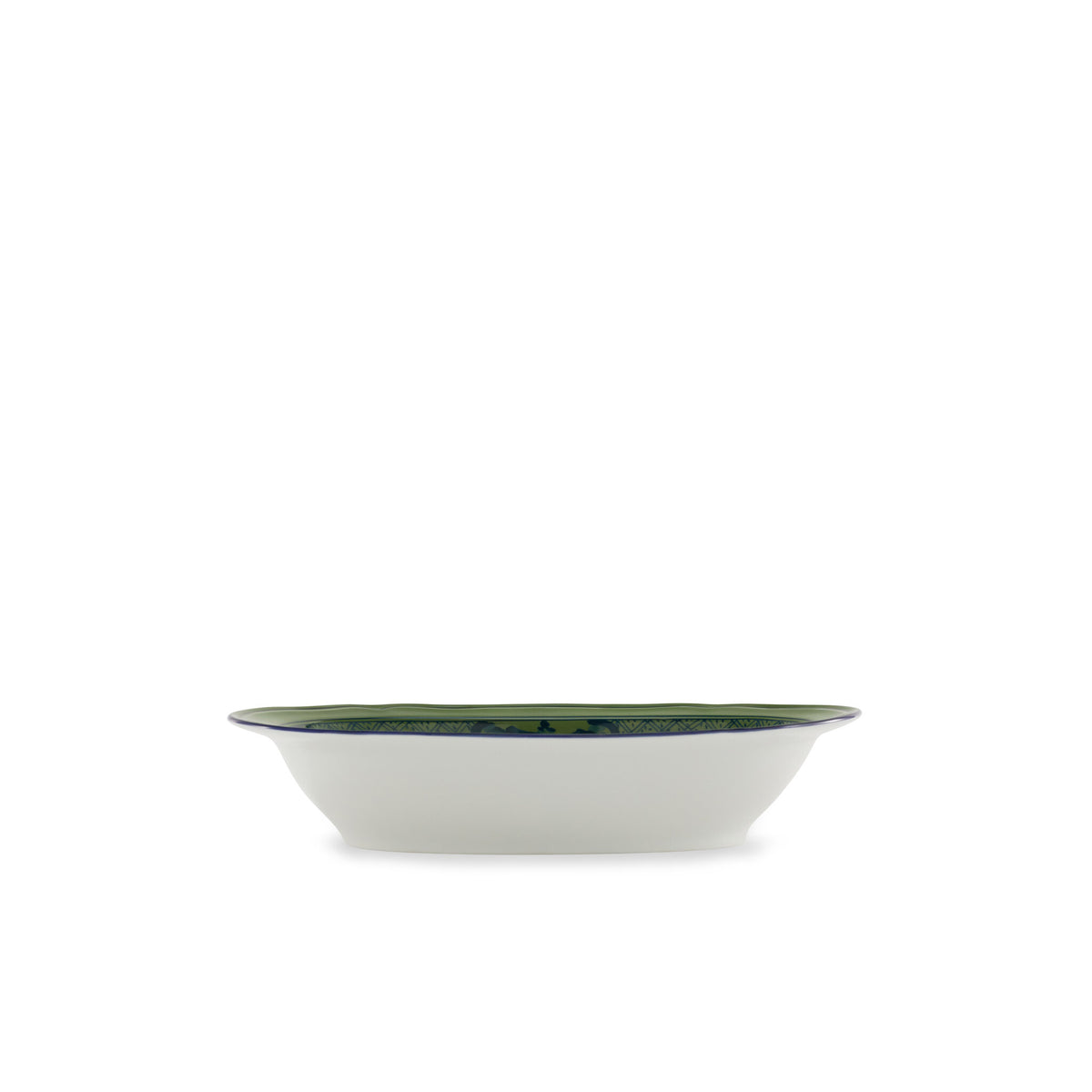 Ginori 1735 Oriente Italiano Oval Bowl, Malachite, view 3