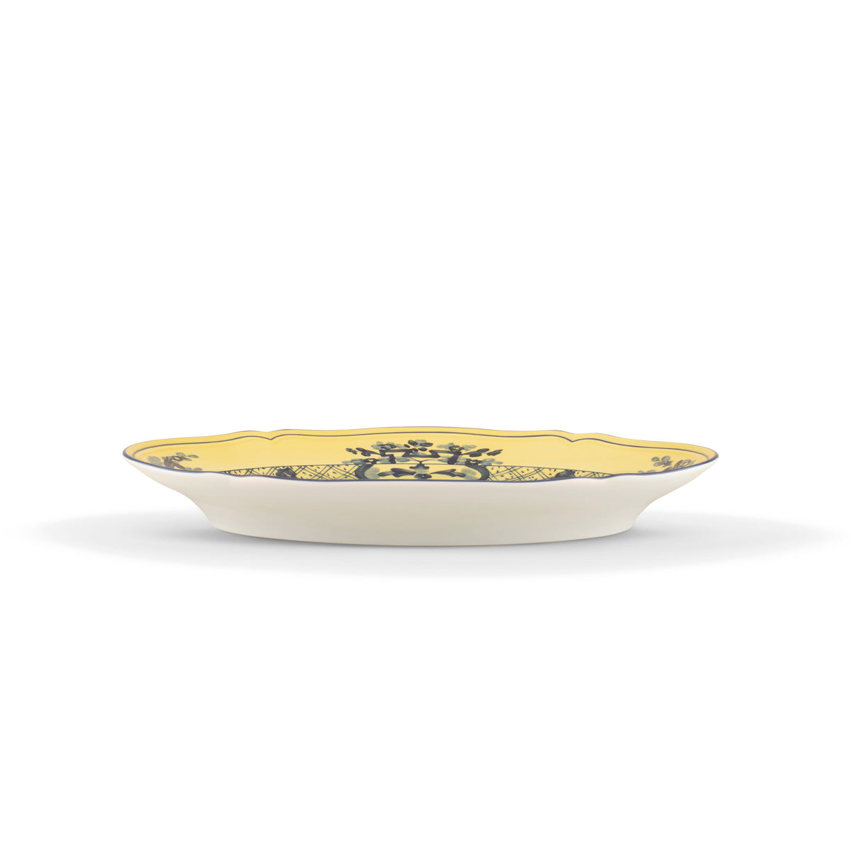 Ginori 1735 Oriente Italiano Oval Platter, Citrino, view 4