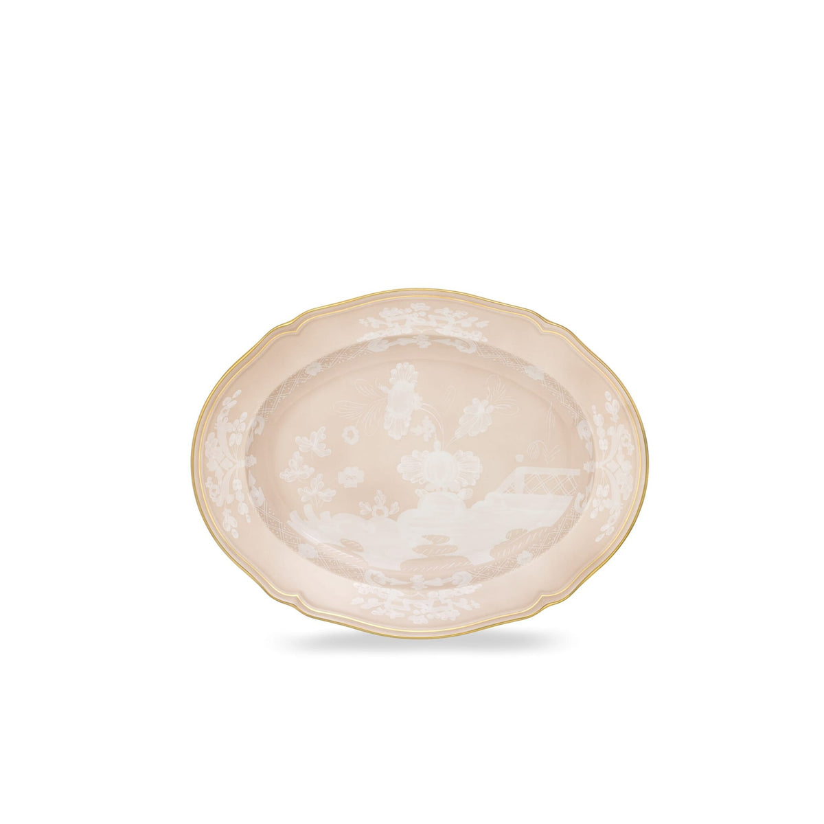 Ginori 1735 Oriente Italiano Oval Platter, Meringa
