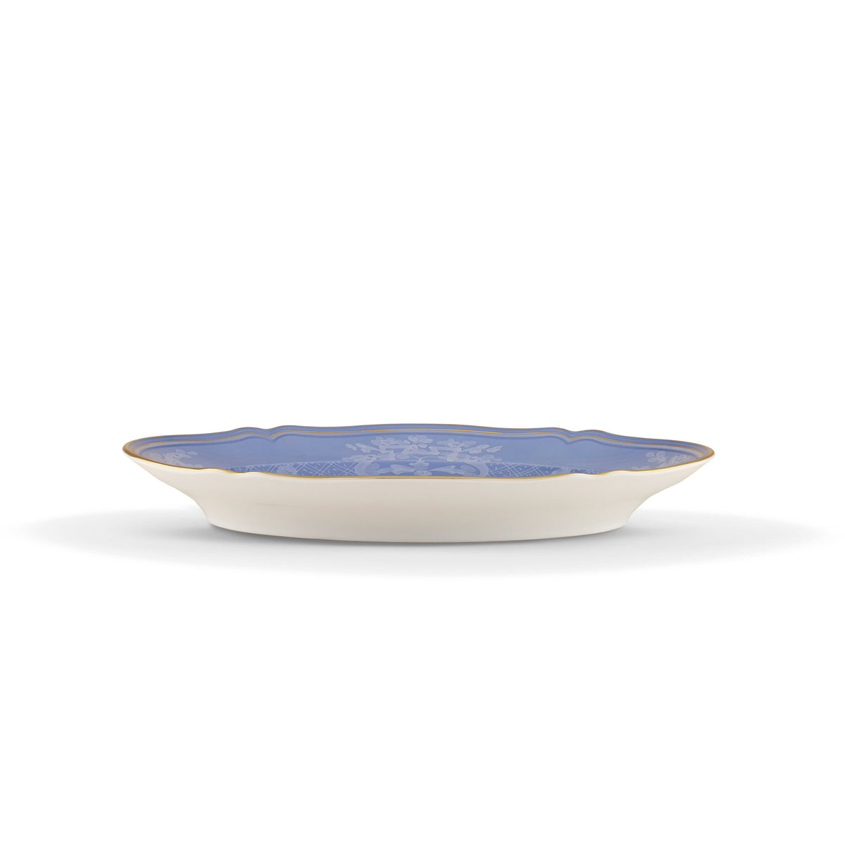 Ginori 1735 Oriente Italiano Oval Platter, Pervinca, view 4