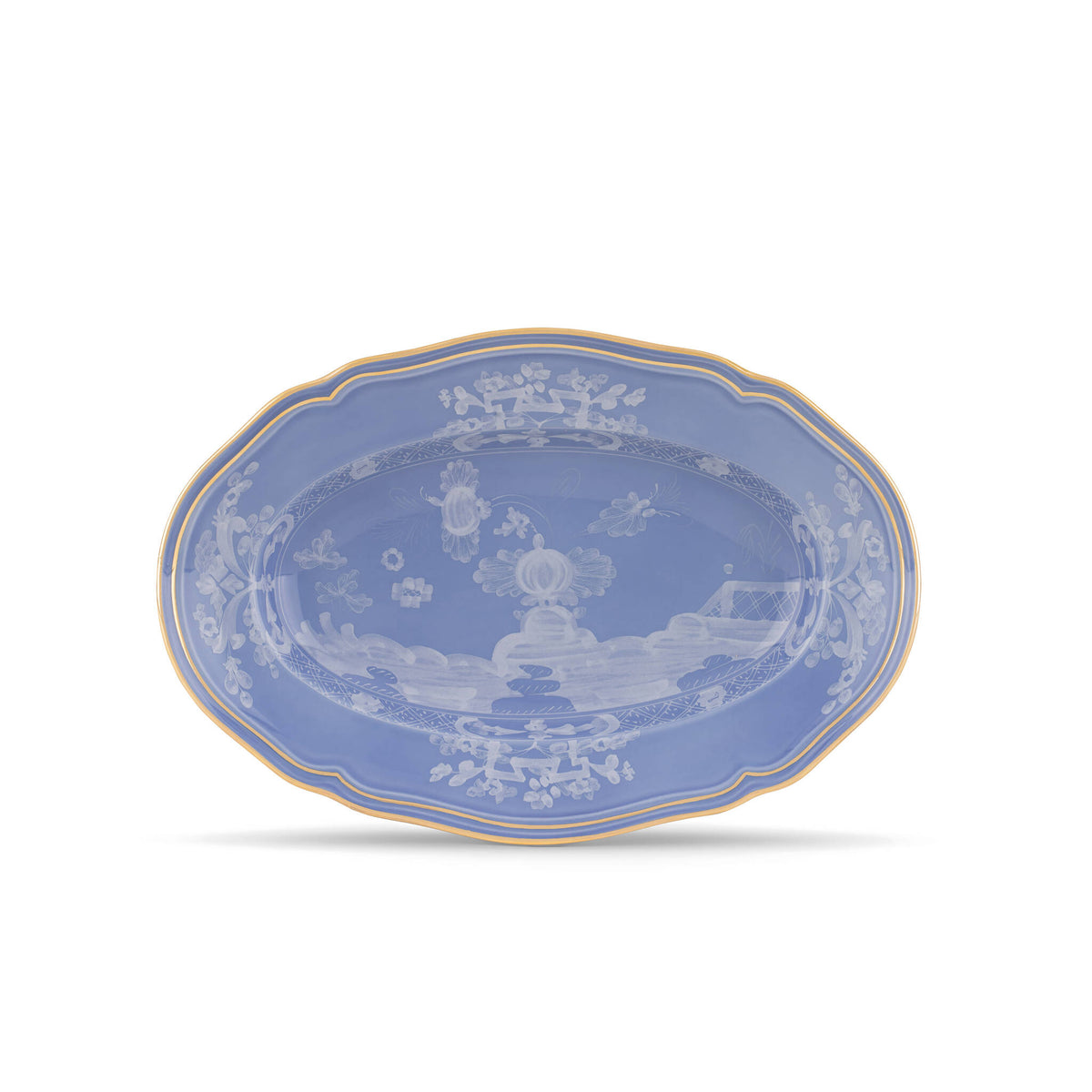 Ginori 1735 Oriente Italiano Oval Platter, Pervinca