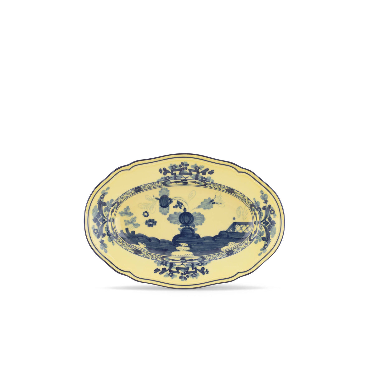 Ginori 1735 Oriente Italiano Pickle Dish, Citrino