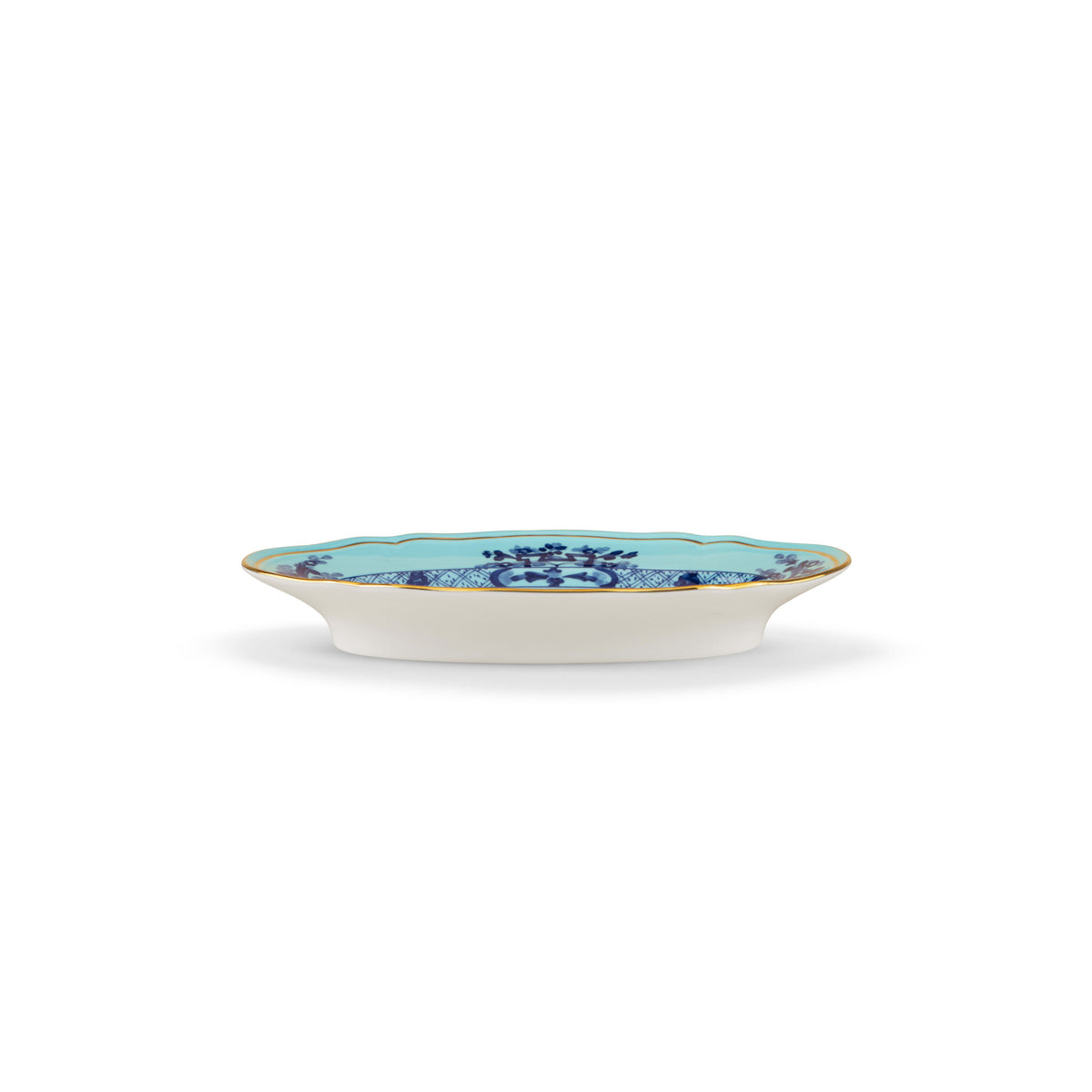 Ginori 1735 Oriente Italiano Pickle Dish, Iris, view 3