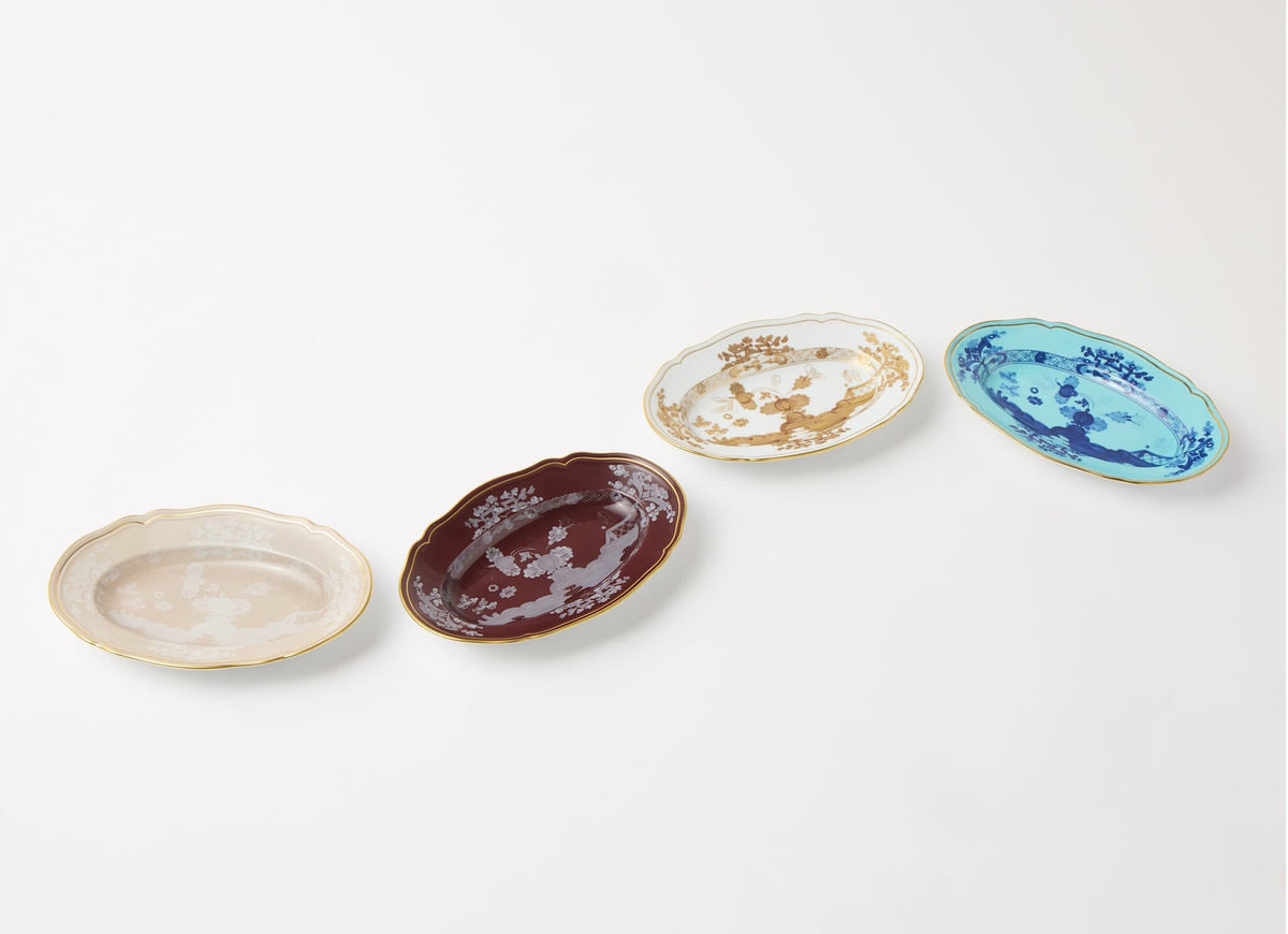 Ginori 1735 Oriente Italiano Pickle Dish, Iris, view 5