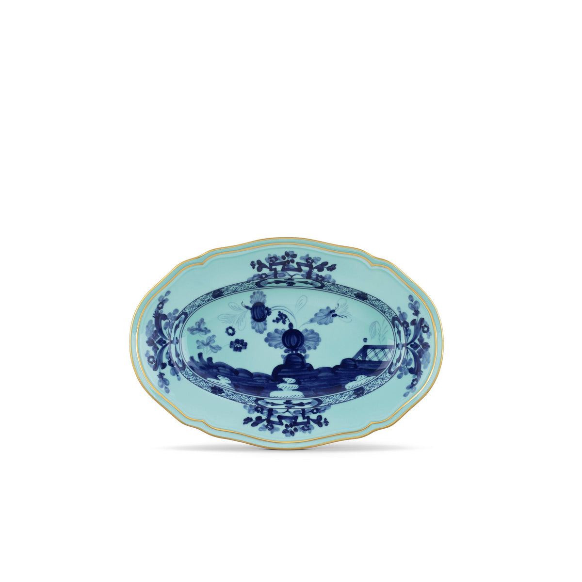 Ginori 1735 Oriente Italiano Pickle Dish, Iris