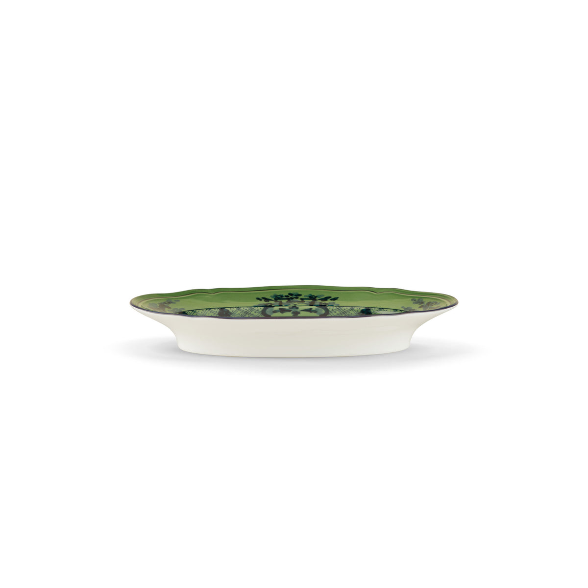 Ginori 1735 Oriente Italiano Pickle Dish, Malachite, view 3