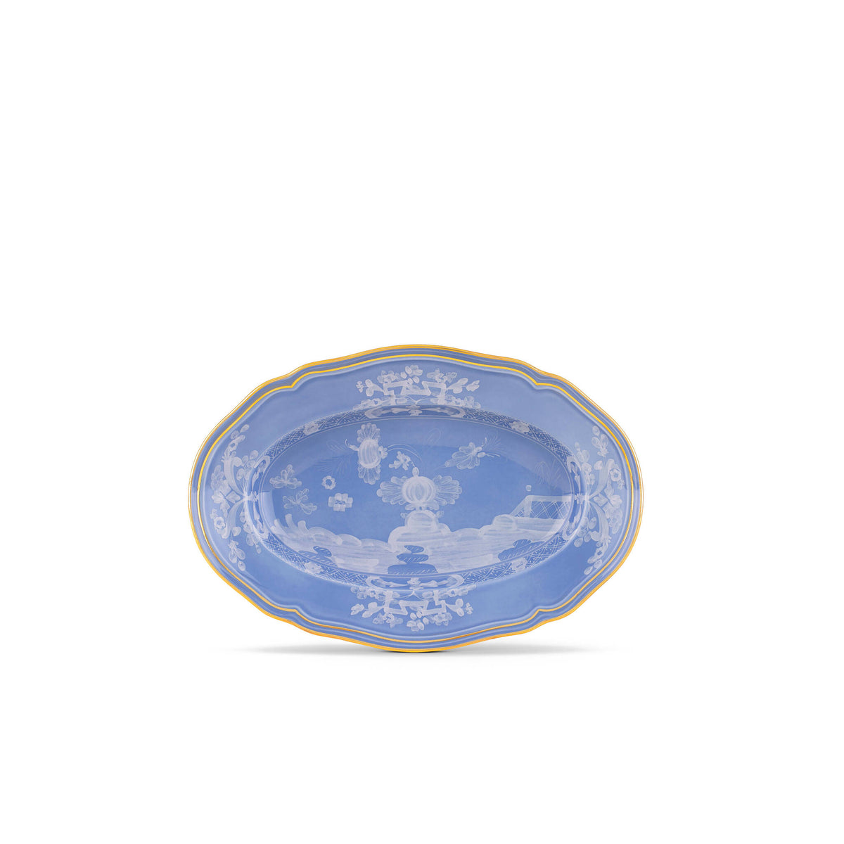 Ginori 1735 Oriente Italiano Pickle Dish, Pervinca
