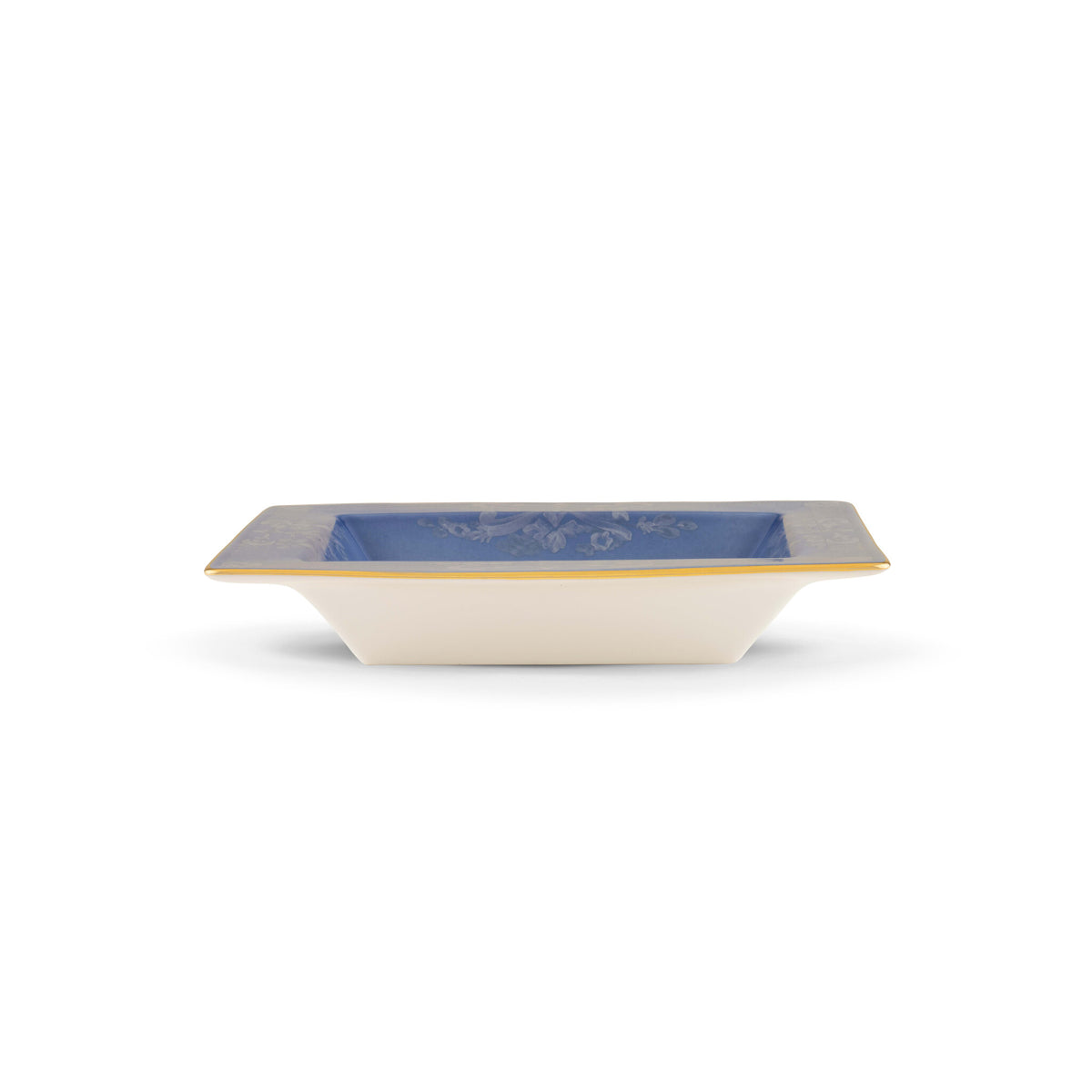 Ginori 1735 Oriente Italiano Rectangular Change Tray, Pervinca, view 4