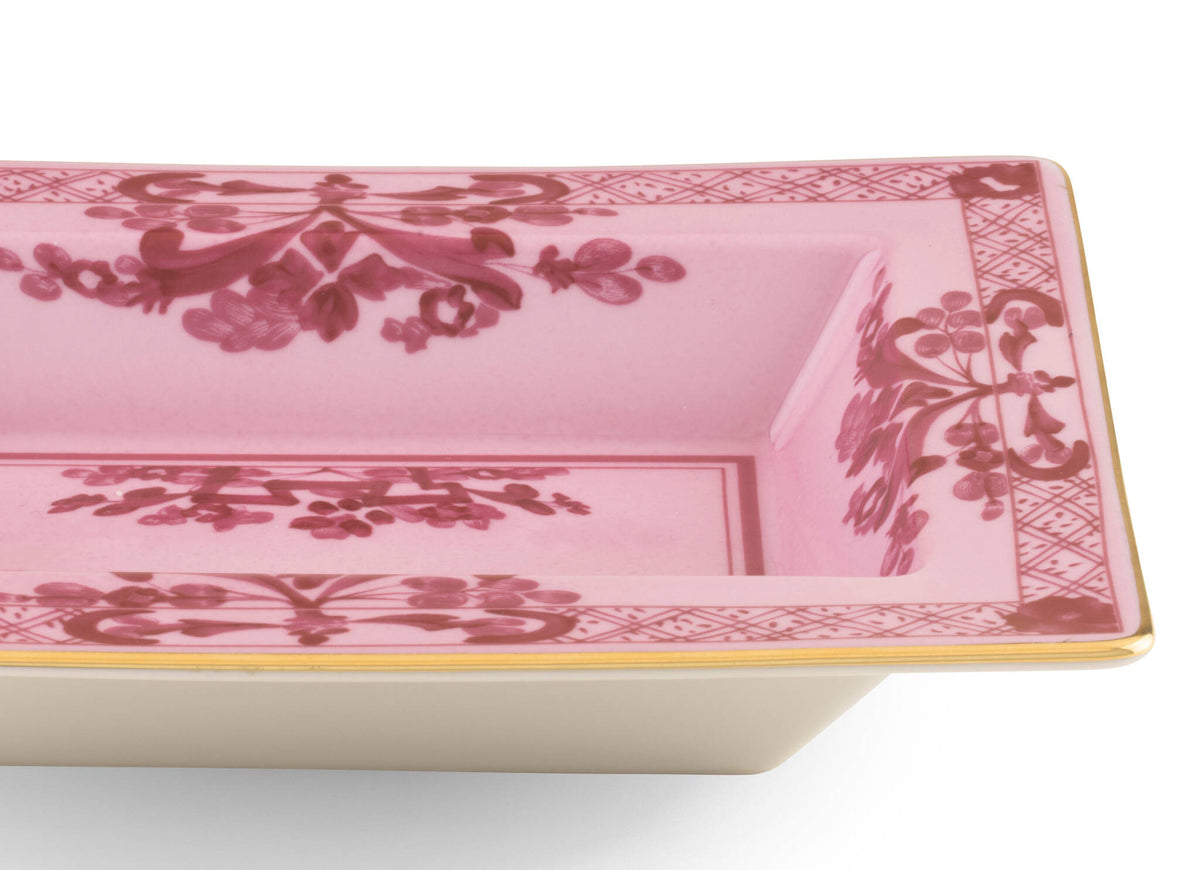 Ginori 1735 Oriente Italiano Rectangular Change Tray, Porpora, view 3