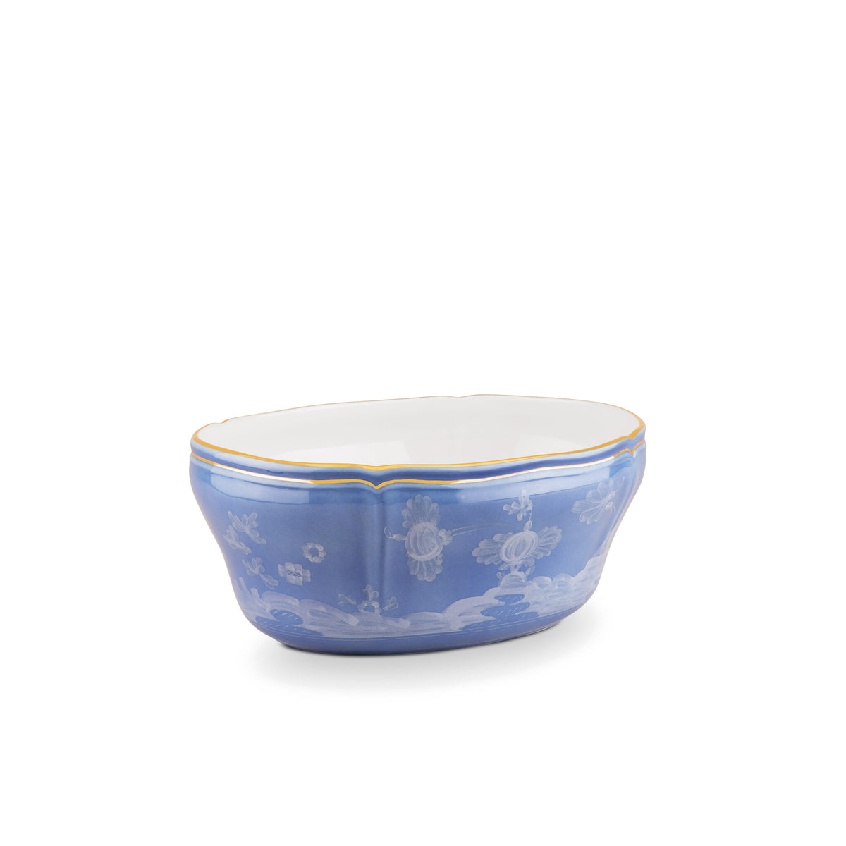 Ginori 1735 Oriente Italiano Salad Bowl, Pervinca, view 2
