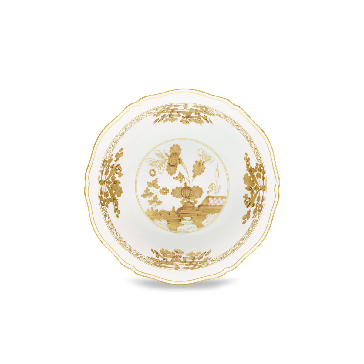 Ginori 1735 Oriente Italiano Serving Bowl, Aurum, view 2