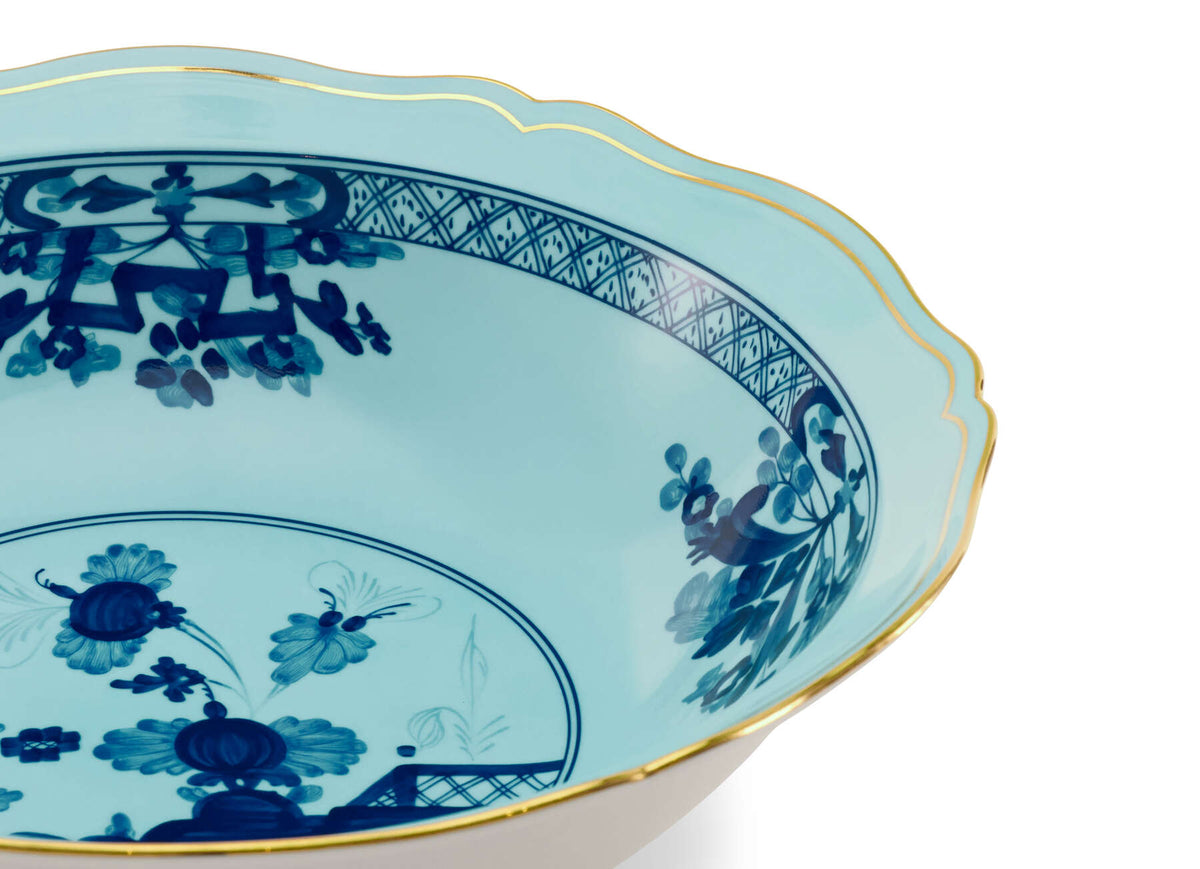 Ginori 1735 Oriente Italiano Serving Bowl, Iris, view 4