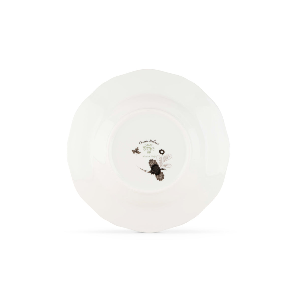 Ginori 1735 Oriente Italiano Soup Plate, Bario, view 5