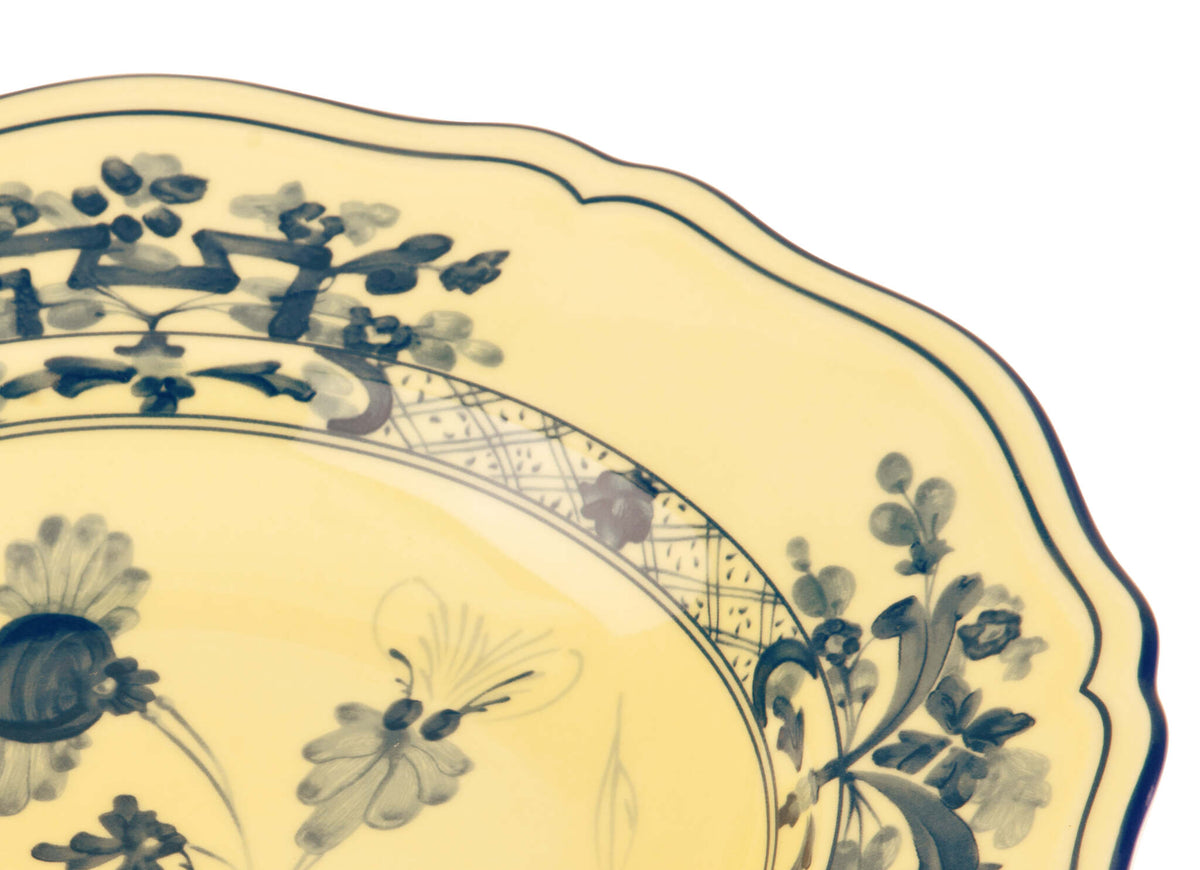 Ginori 1735 Oriente Italiano Soup Plate, Citrino, view 3