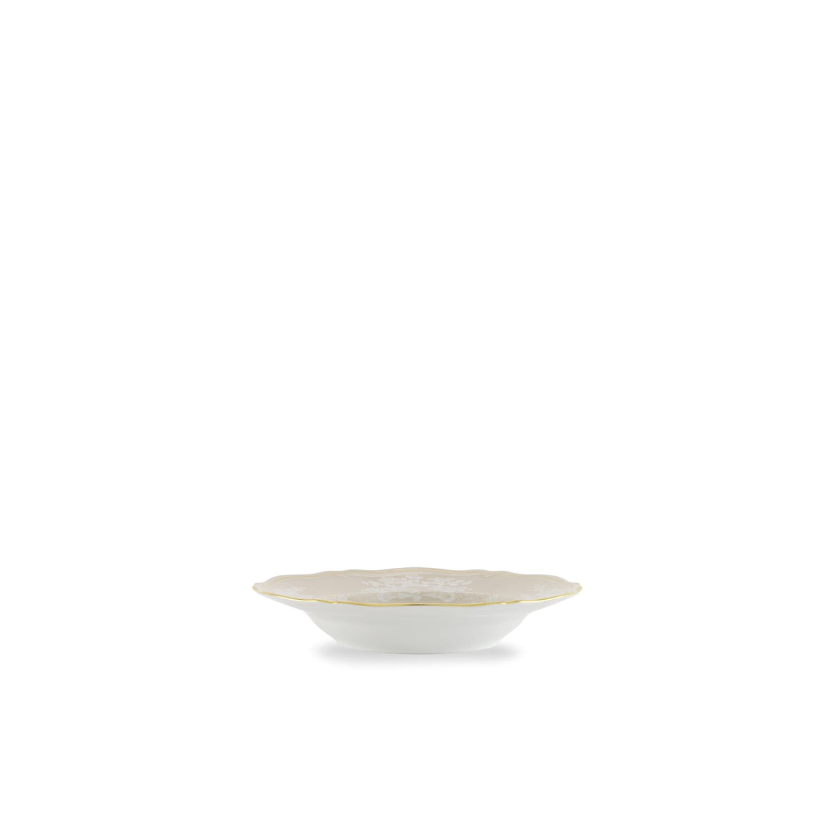 Ginori 1735 Oriente Italiano Soup Plate, Meringa, view 4