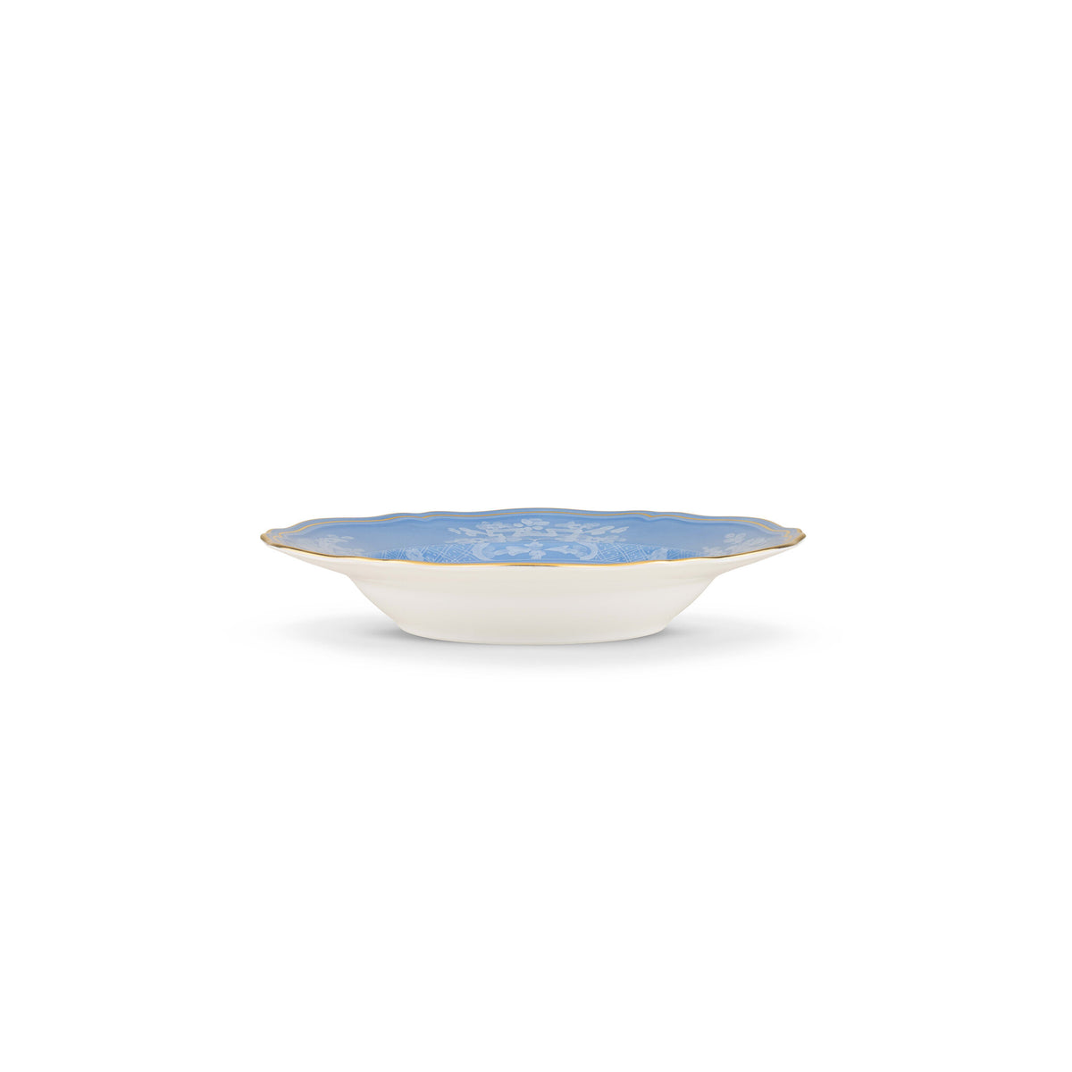 Ginori 1735 Oriente Italiano Soup Plate, Pervinca, view 4