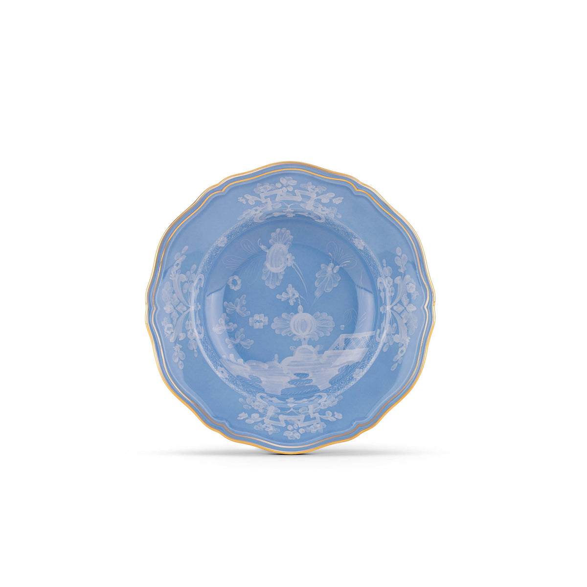 Ginori 1735 Oriente Italiano Soup Plate, Pervinca