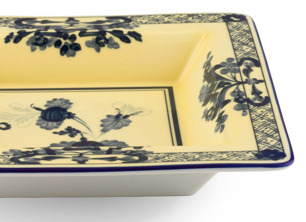 Ginori 1735 Oriente Italiano Square Change Tray, Citrino, view 3