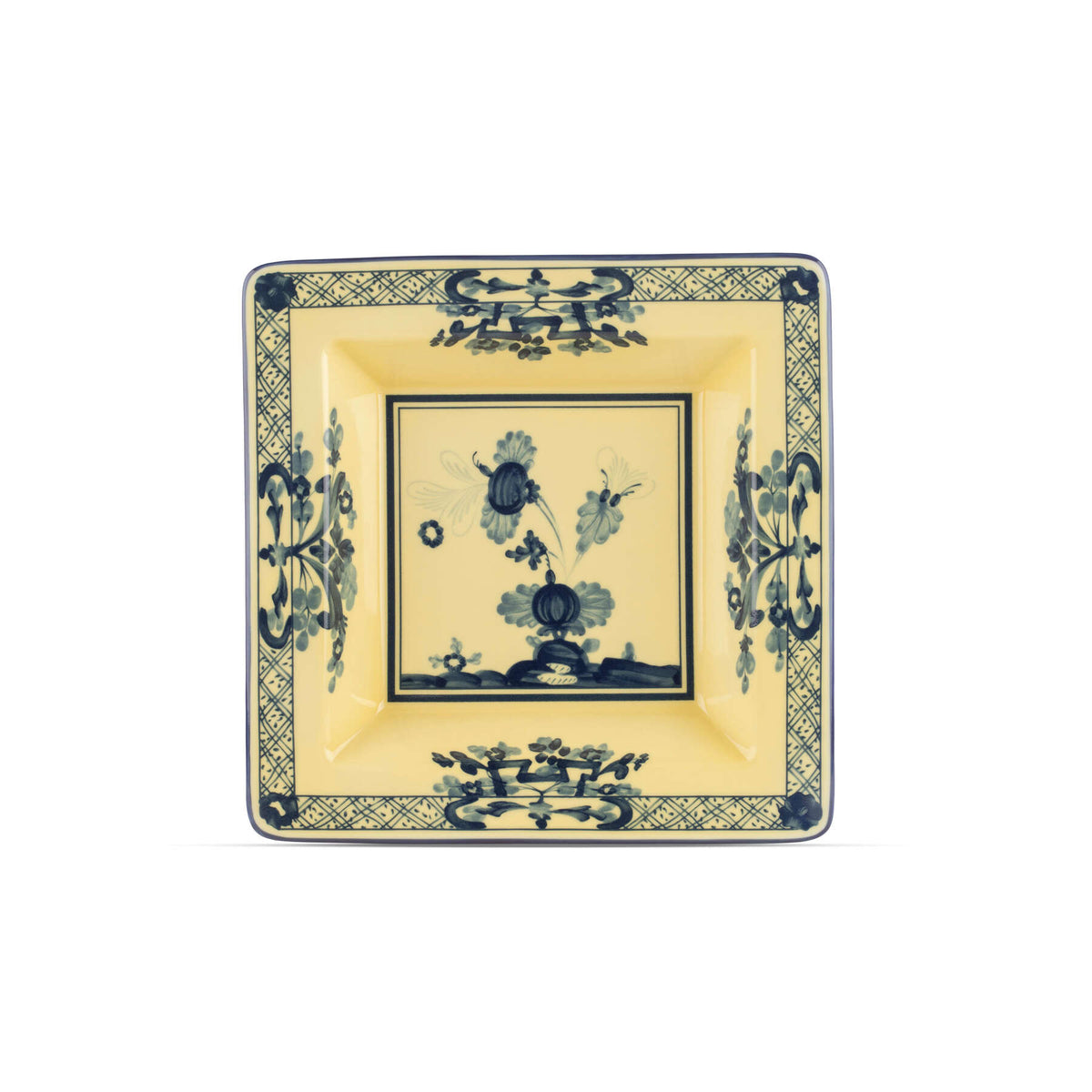 Ginori 1735 Oriente Italiano Square Change Tray, Citrino