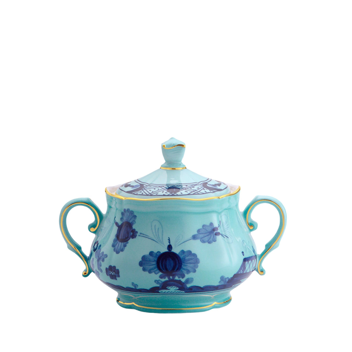 Ginori 1735 Oriente Italiano Sugar Bowl, Iris