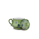 Ginori 1735 Oriente Italiano Sugar Bowl, Malachite, view 3