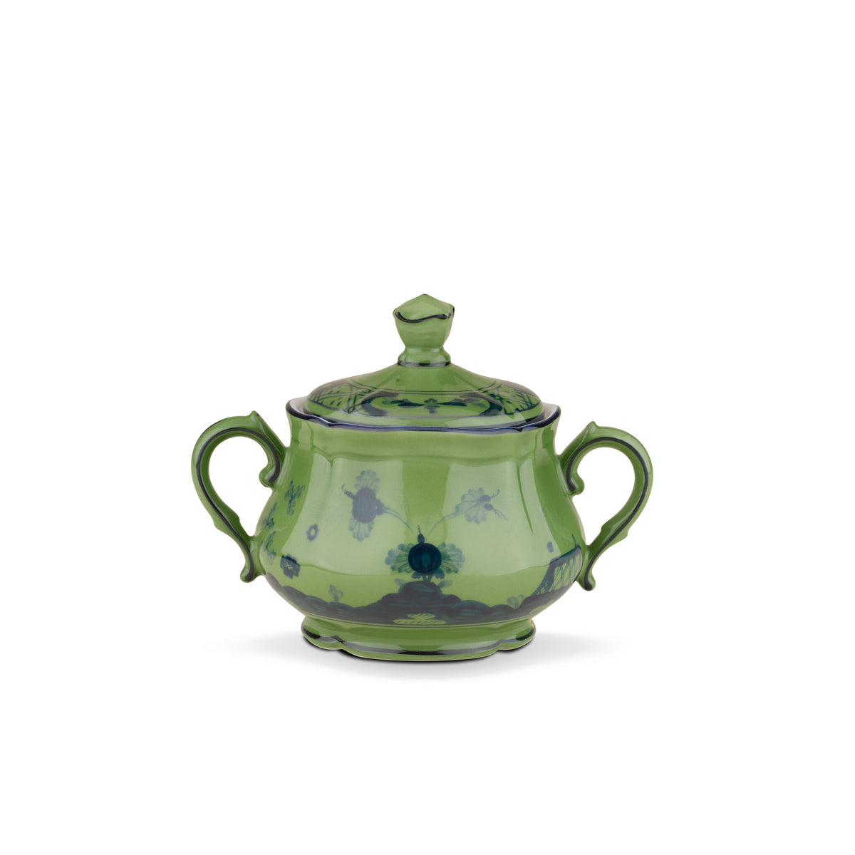 Ginori 1735 Oriente Italiano Sugar Bowl, Malachite