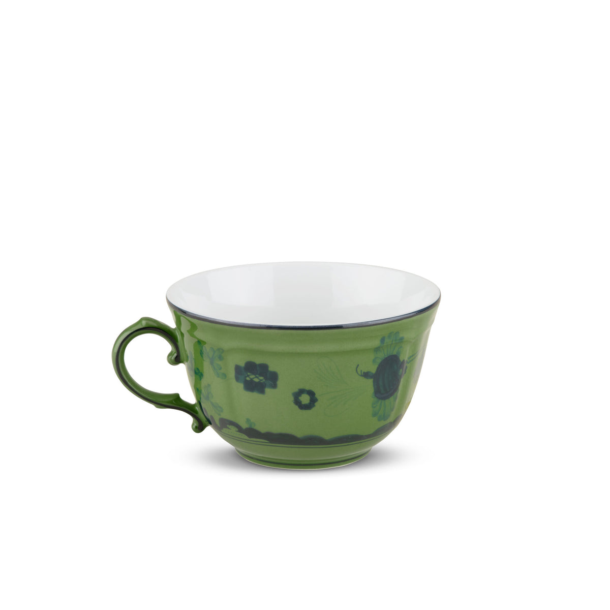 Ginori 1735 Oriente Italiano Tea Cup, Malachite, view 2
