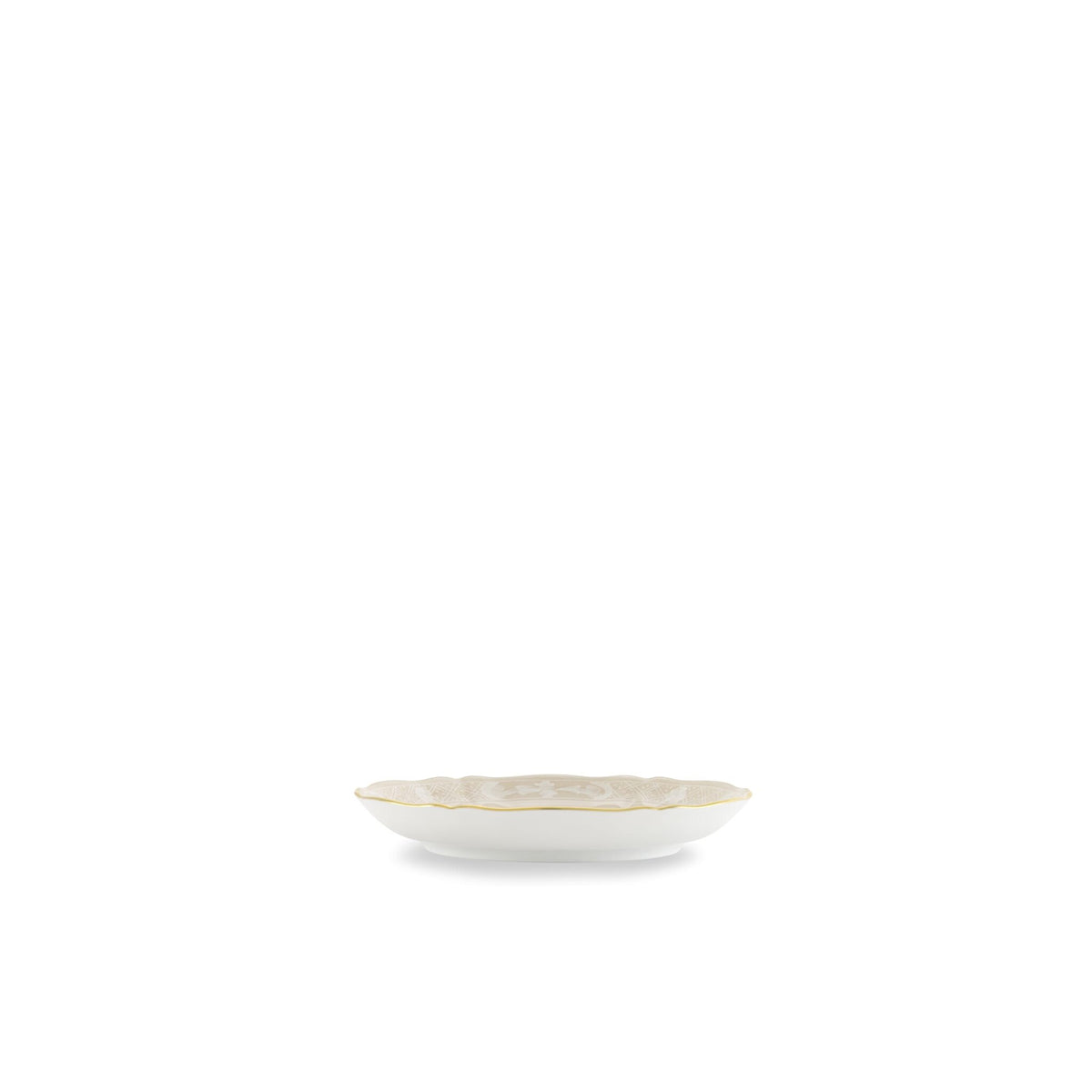 Ginori 1735 Oriente Italiano Tea Saucer, Meringa, view 4