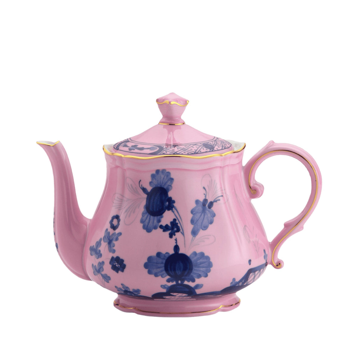 Ginori 1735 Oriente Italiano Teapot, Azalea