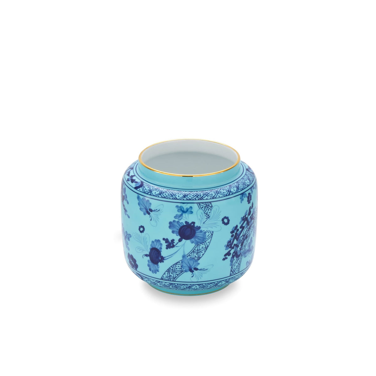 Ginori 1735 Oriente Italiano Tesori Candleholder Vase, Iris, view 2