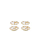 Ginori 1735 Oriente Italiano Tesori Coasters, Aurum, Set of 4, view 2