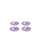 Ginori 1735 Oriente Italiano Tesori Coasters, Azalea, Set of 4, view 2