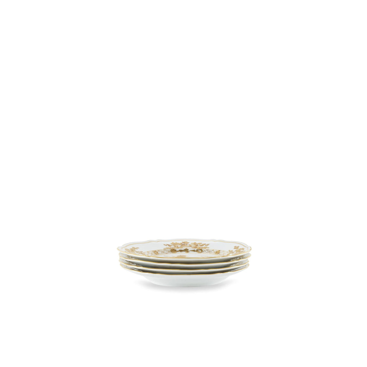 Ginori 1735 Oriente Italiano Tesori Dessert Plates, Aurum, Set of 4, view 2