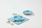 Ginori 1735 Oriente Italiano Tesori Dessert Plates, Iris, Set of 4, view 4