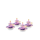 Ginori 1735 Oriente Italiano Tesori Espresso Set for Four, Azalea