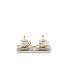 Ginori 1735 Oriente Italiano Tesori Espresso Set for Two with Tray, Aurum, view 2