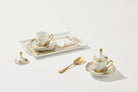 Ginori 1735 Oriente Italiano Tesori Espresso Set for Two with Tray, Aurum, view 4