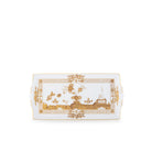 Ginori 1735 Oriente Italiano Tesori Large Rectangular Tray, Aurum