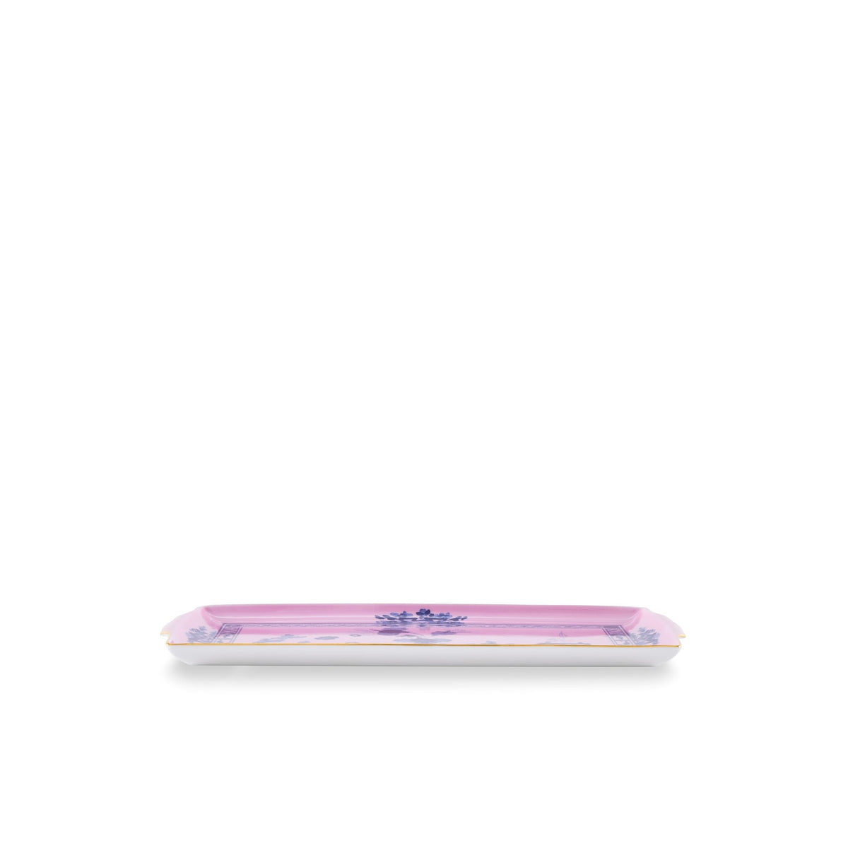 Ginori 1735 Oriente Italiano Tesori Large Rectangular Tray, Azalea, view 2
