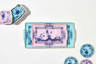 Ginori 1735 Oriente Italiano Tesori Large Rectangular Tray, Iris, view 4