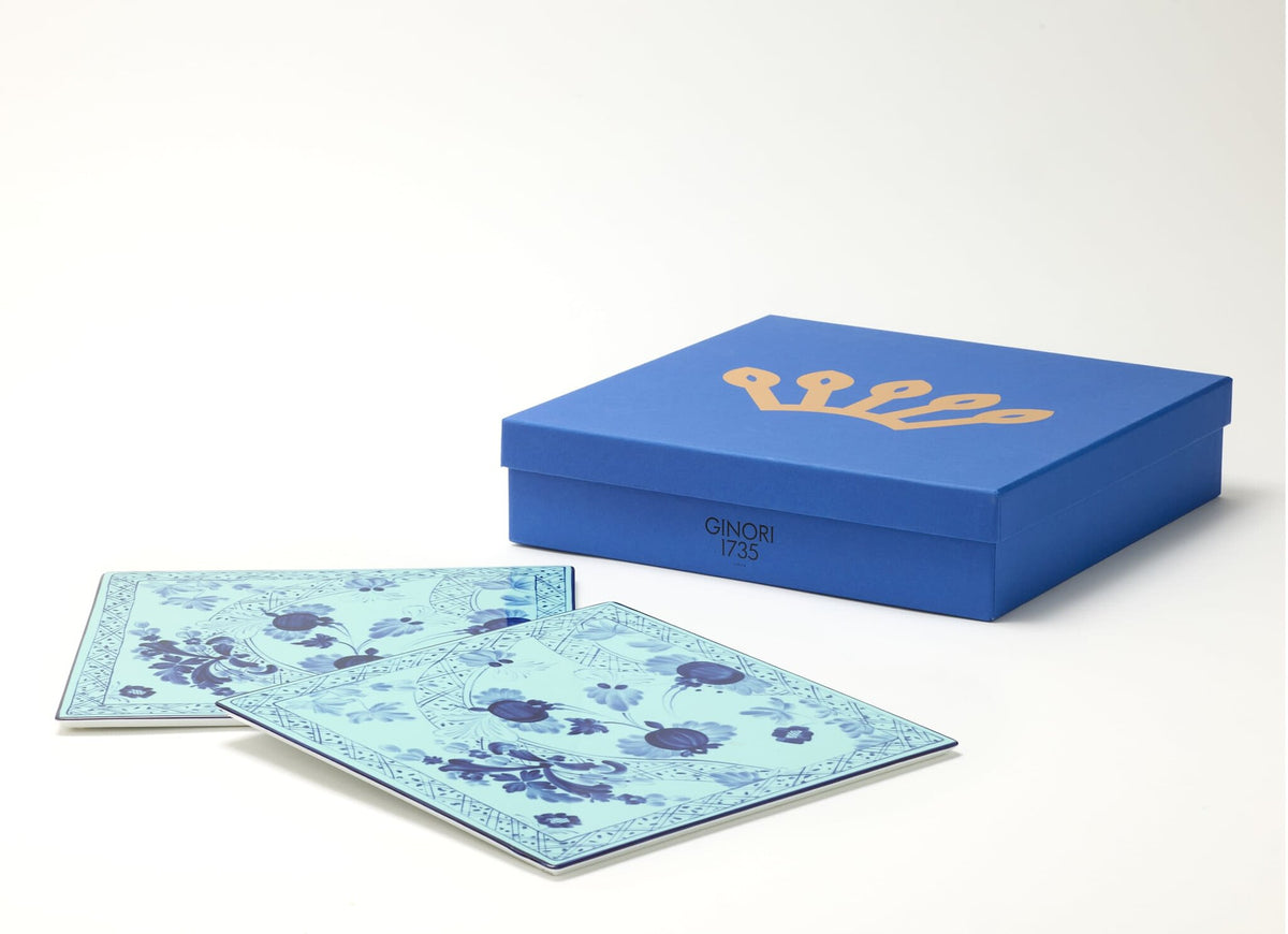 Ginori 1735 Oriente Italiano Tesori Placemats, Iris, Set of 2, view 5