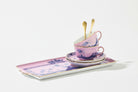 Ginori 1735 Oriente Italiano Tesori Tea Set for Two with Tray, Azalea, view 4