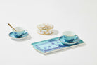 Ginori 1735 Oriente Italiano Tesori Tea Set for Two with Tray, Iris, view 4