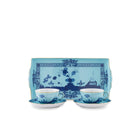 Ginori 1735 Oriente Italiano Tesori Tea Set for Two with Tray, Iris