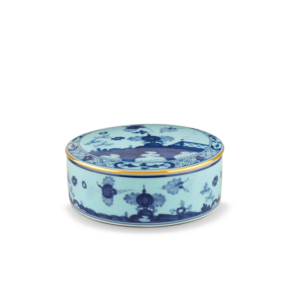 Ginori 1735 Oriente Italiano Trinket Box, Iris